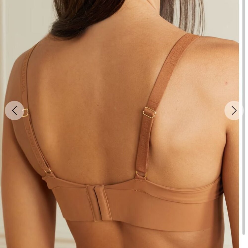 🔔RARE! Quiet Luxury New NUBIAN SKIN Naked stretch-jersey soft-cup bra Wirefree - Picture 5 of 16